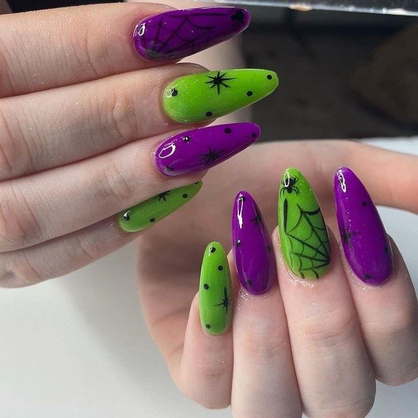 Female Spider Nails