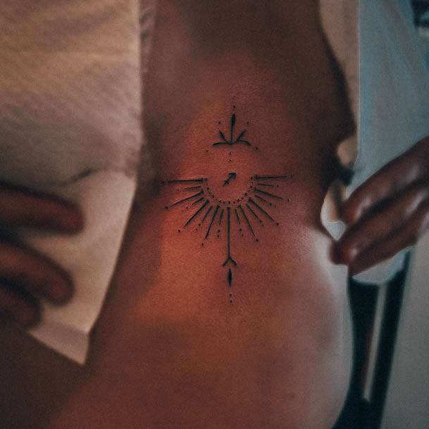 Female Spiritual Tattoo On Woman