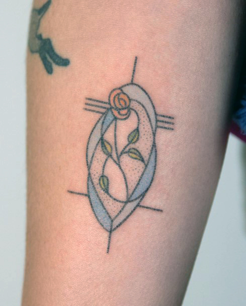 Female Stained Glass Tattoos