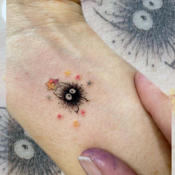 Top 100 Best Susuwatari Tattoos For Women Makkuro Kurosuke Designs