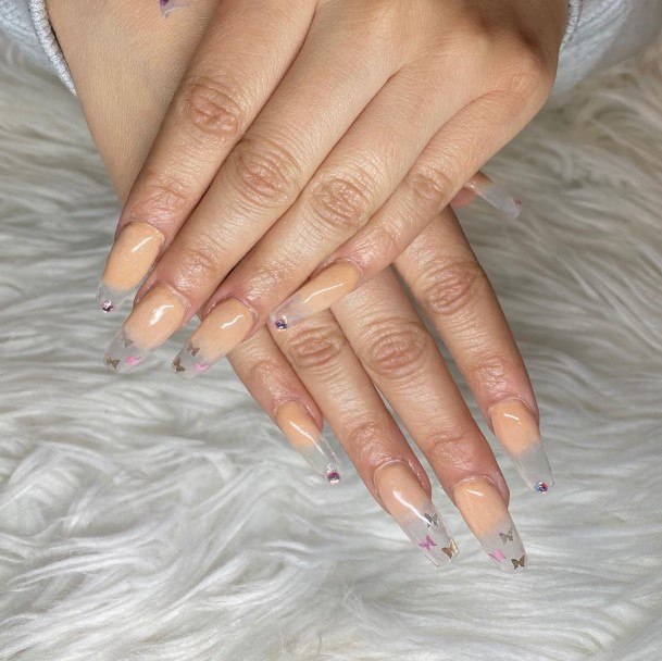 Female Tan Nails