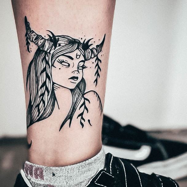 Female Taurus Tattoos