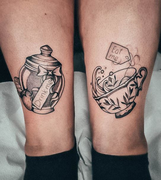 Female Tea Tattoos