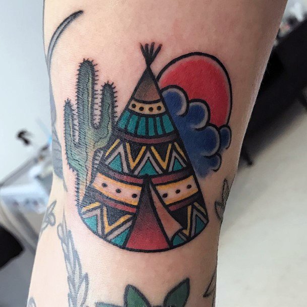 Female Tipi Tattoos