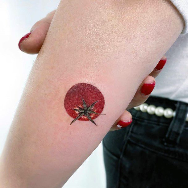 Female Tomato Tattoos