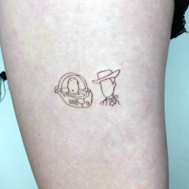 Female Toy Story Tattoos