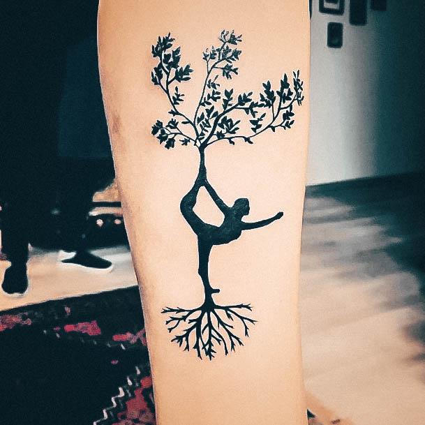 Female Tree Of Life Tattoos