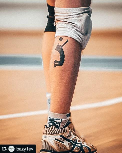 Female Volleyball Tattoos