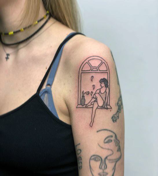 Female Window Tattoos