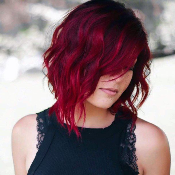 short red ombre hair