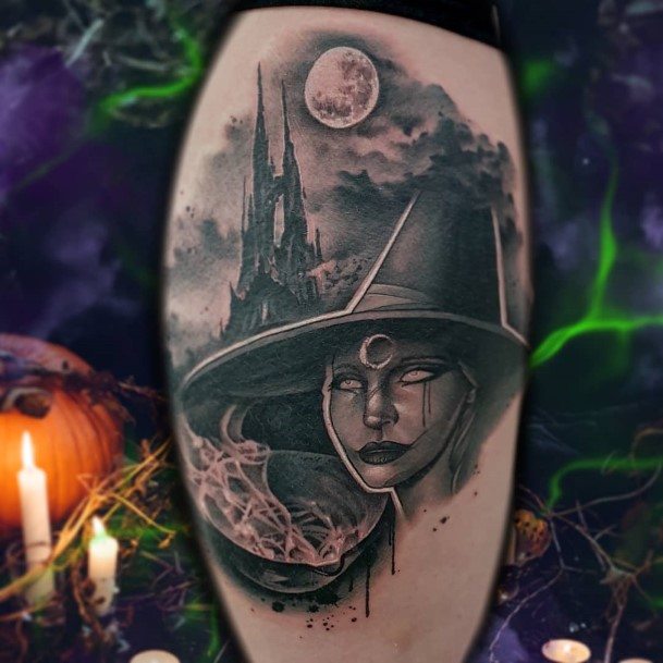 Female With Witch Tattoo