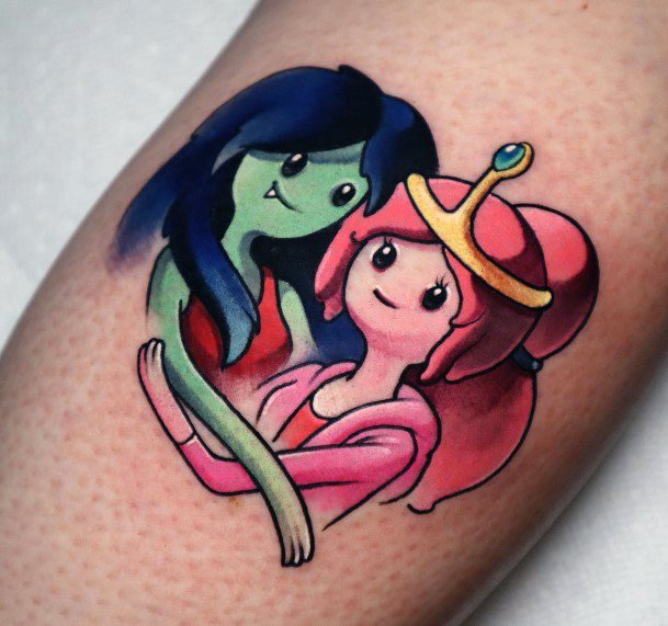 Females Adventure Time Tattoos