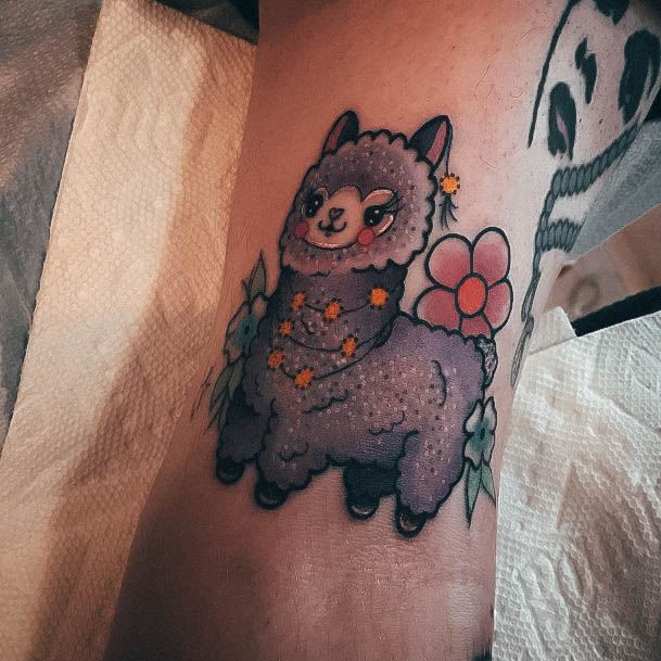 Females Alpaca Tattoos