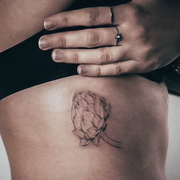 Females Artichoke Tattoos