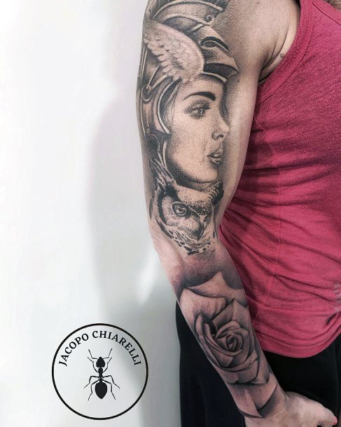 Females Athena Tattoos