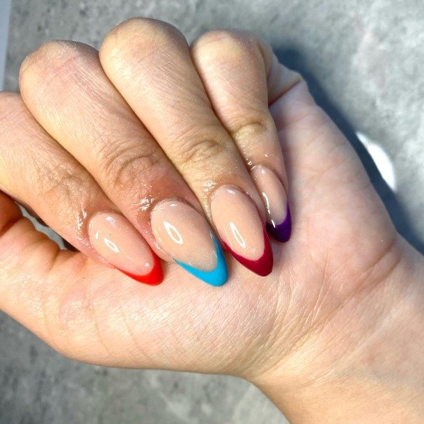 Females Azure Nails