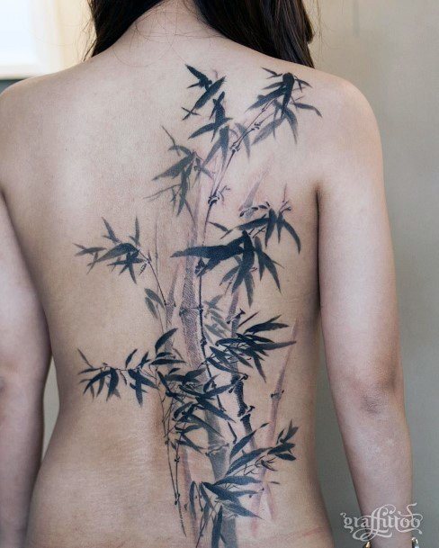 Females Bamboo Tattoos