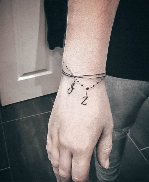 Females Bracelet Tattoos