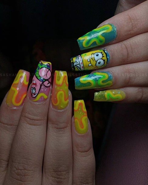 Females Cartoon Nails