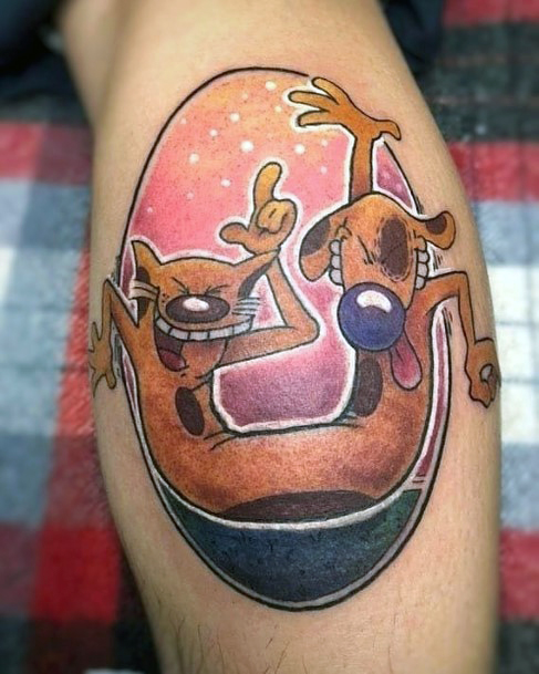 Females Catdog Tattoos