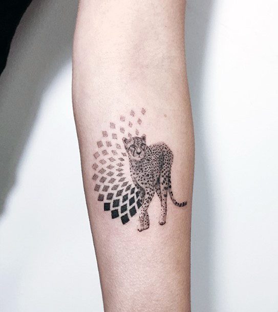 Females Cheetah Tattoos