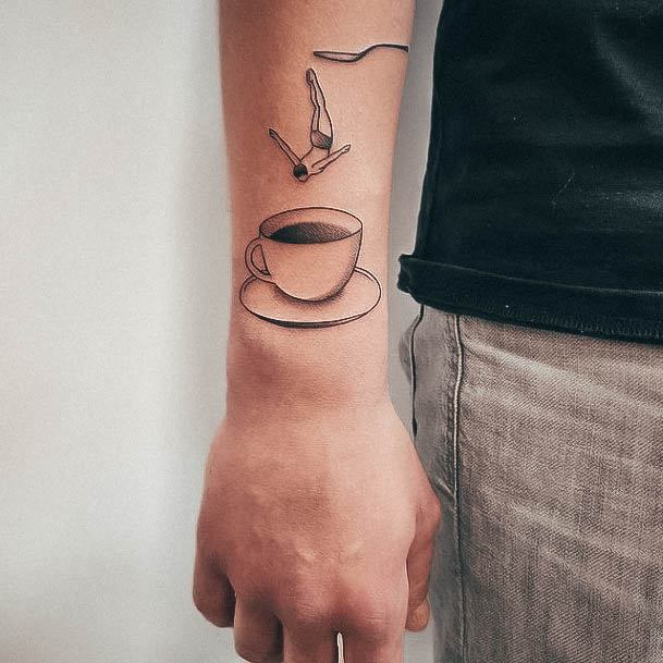 Females Coffee Tattoos