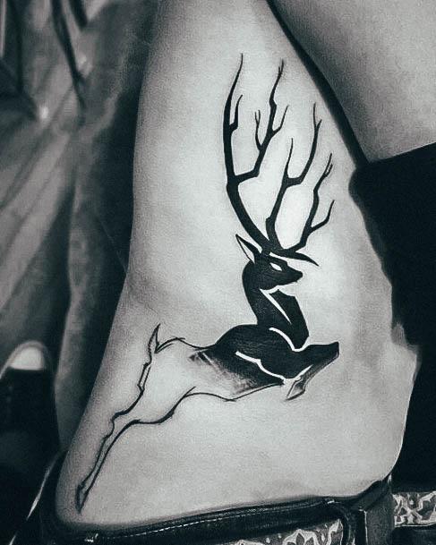 Females Deer Tattoos