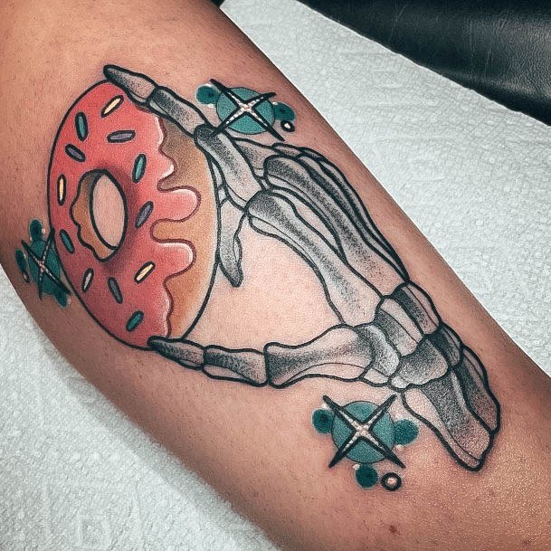 Females Donut Tattoos