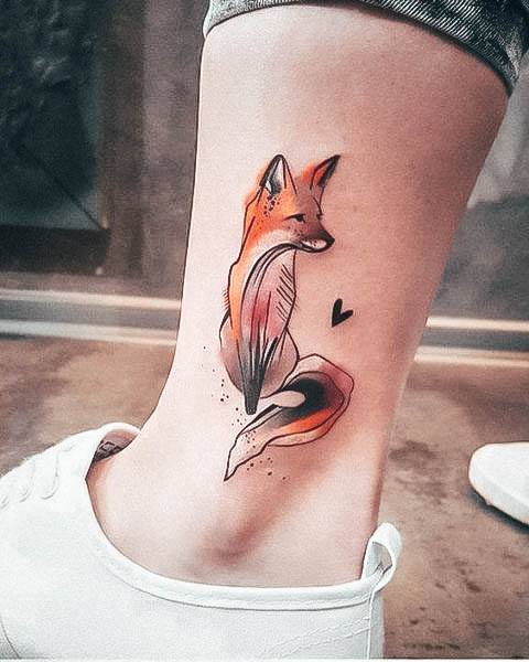 Females Fox Tattoos