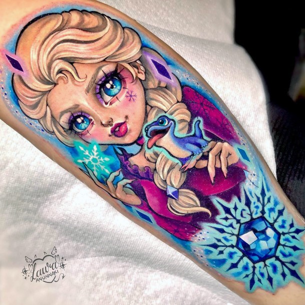 Females Frozen Tattoos