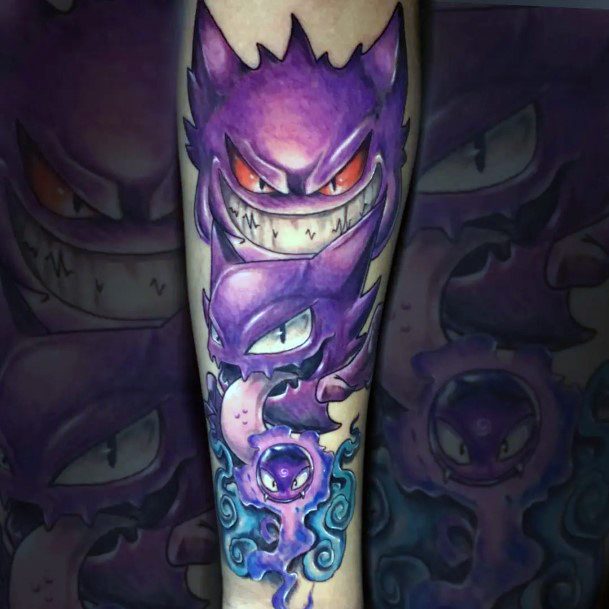 Females Gengar Tattoos