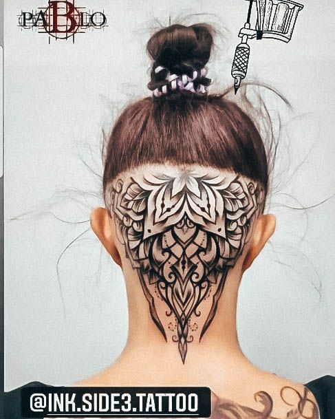 Females Head Tattoos