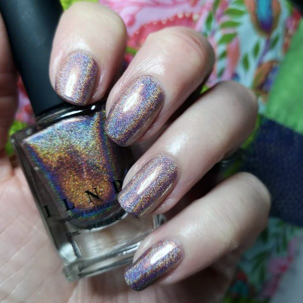 Females Holographic Nails