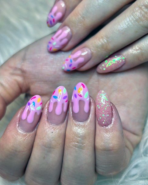 Females Ice Cream Nails