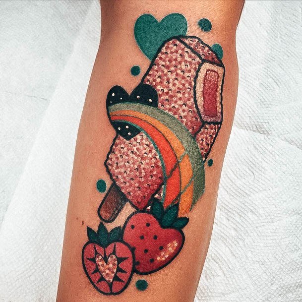 Females Ice Cream Tattoos