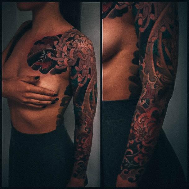 Females Japanese Tattoos