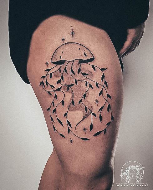 Females Jellyfish Tattoos