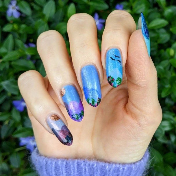 Females Landscape Nails