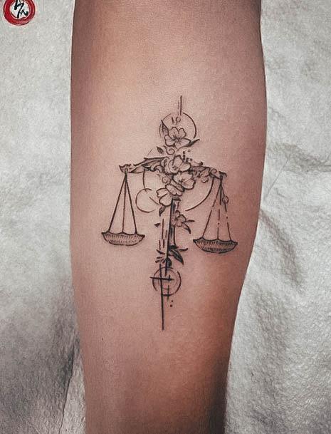 Females Libra Tattoos