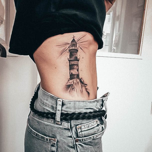 Females Lighthouse Tattoos