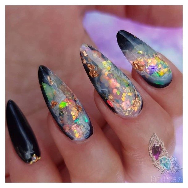 Females Marble Nails