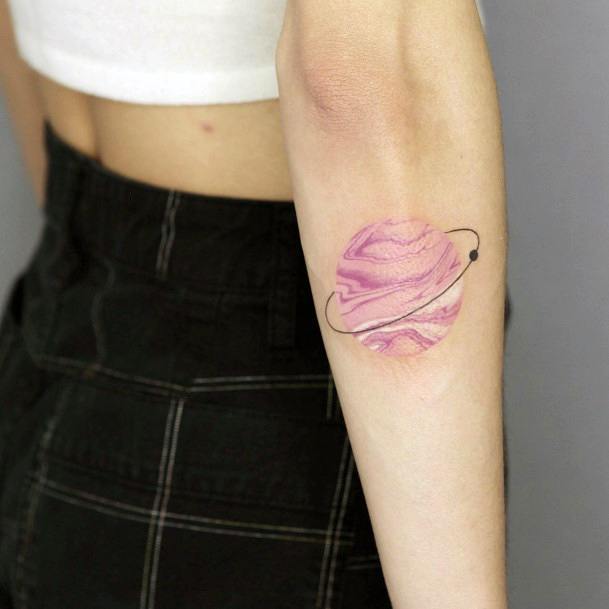 Females Marble Tattoos