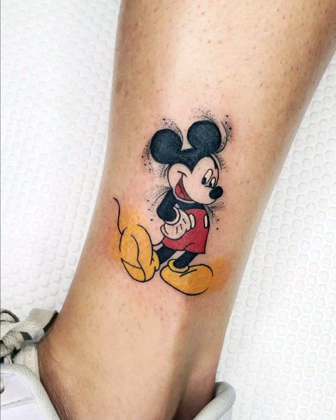 Females Mickey Mouse Tattoos