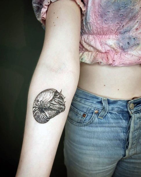 Females Nautilus Tattoos