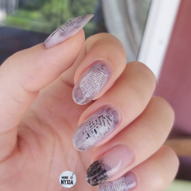 Females Newspaper Nails