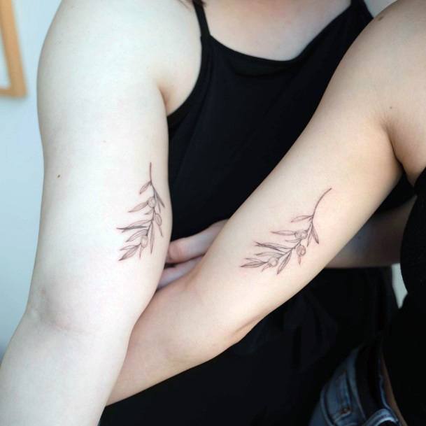 Females Olive Tree Tattoos