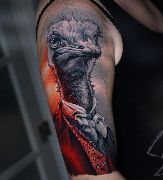 Females Ostrich Tattoos