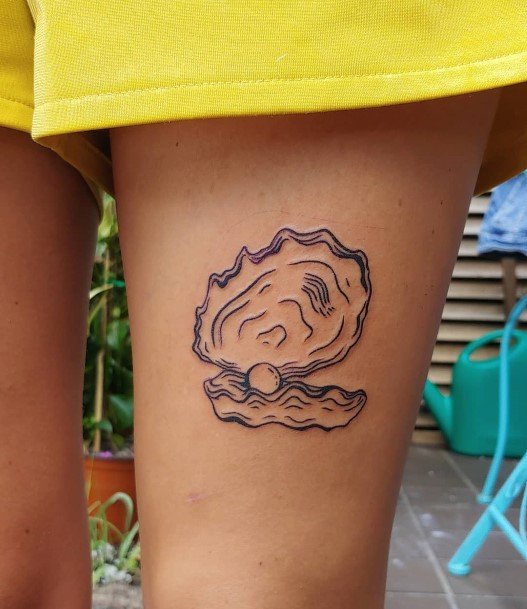 Females Oyster Tattoos