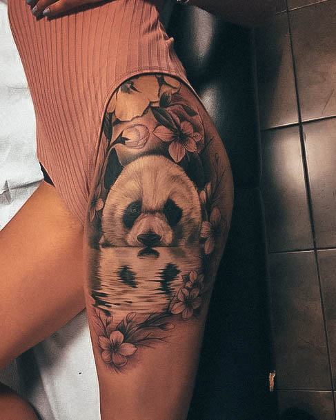 Females Panda Tattoos