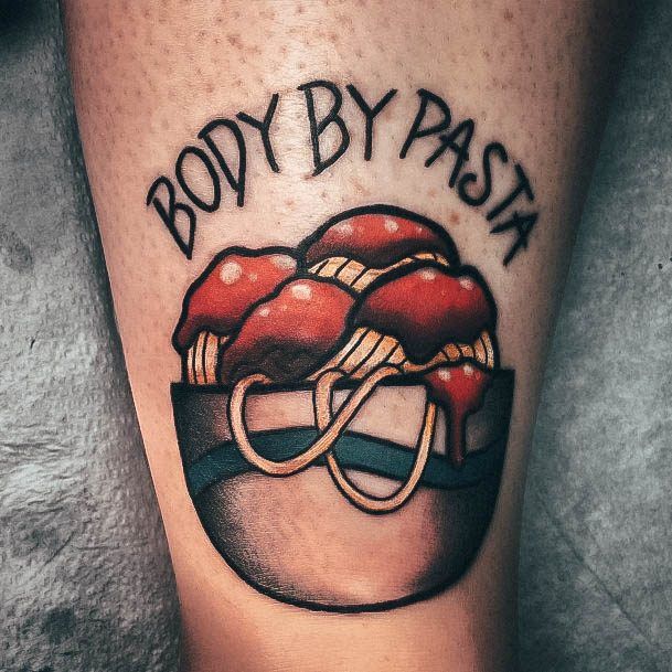 Females Pasta Tattoos